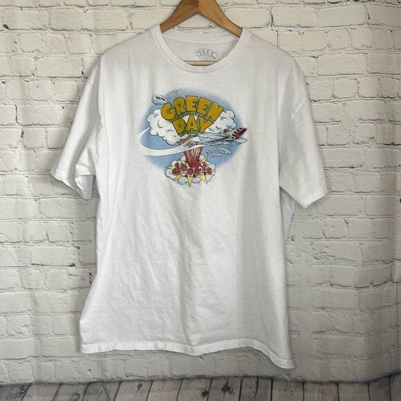 Green Day Mens White Short Sleeve Tshirt size 2xl Dookie - Picture 1 of 5